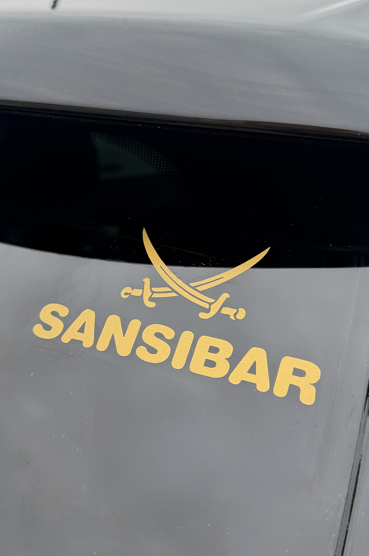 Auto Aufkleber - Gold 8x12cm Auto Aufkleber - Gold 8x12cm