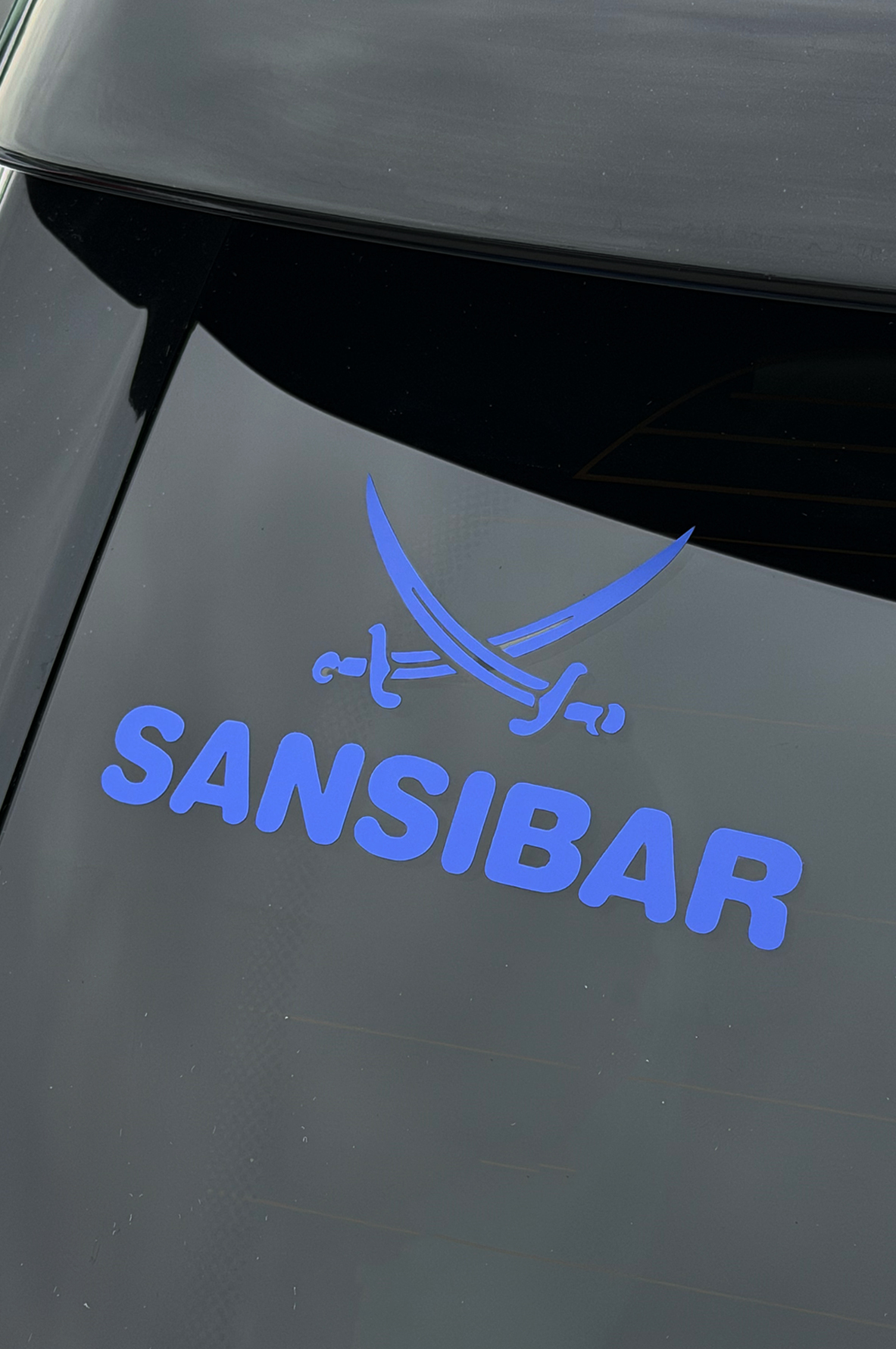 Auto Aufkleber - Königsblau 8x12cm Auto Aufkleber - Königsblau 8x12cm