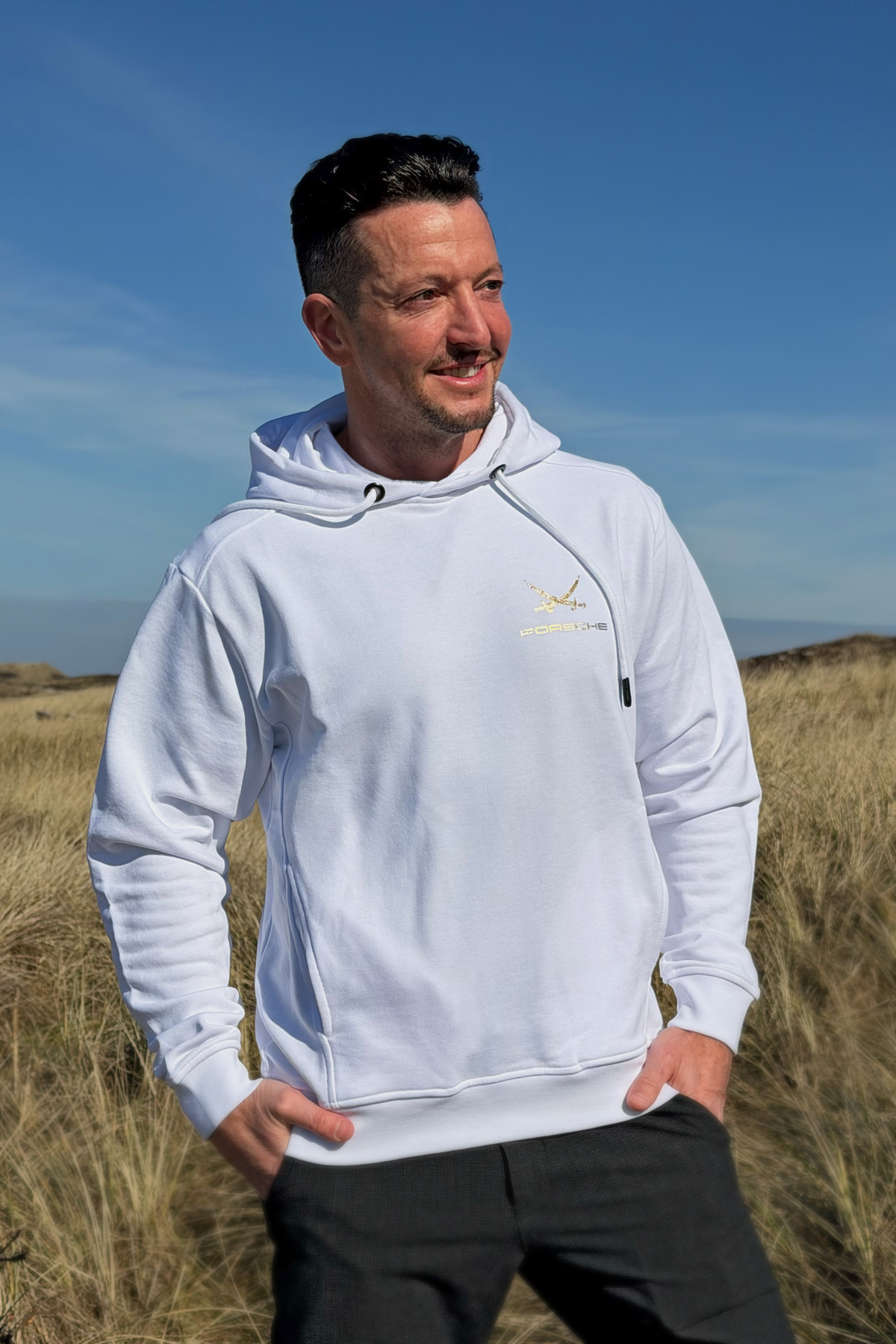 Hoody Sansibar x PORSCHE 2026 , WHITE, XXL Hoody Sansibar x PORSCHE 2026 , WHITE, XXL