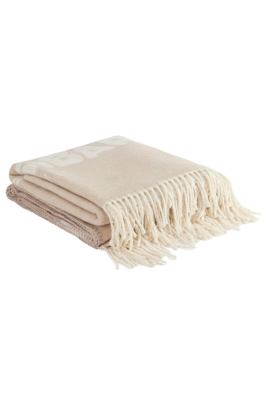 Sansibar Scotch Decke 150x200cm, taupe/offwhite Sansibar Scotch Decke 150x200cm, taupe/offwhite