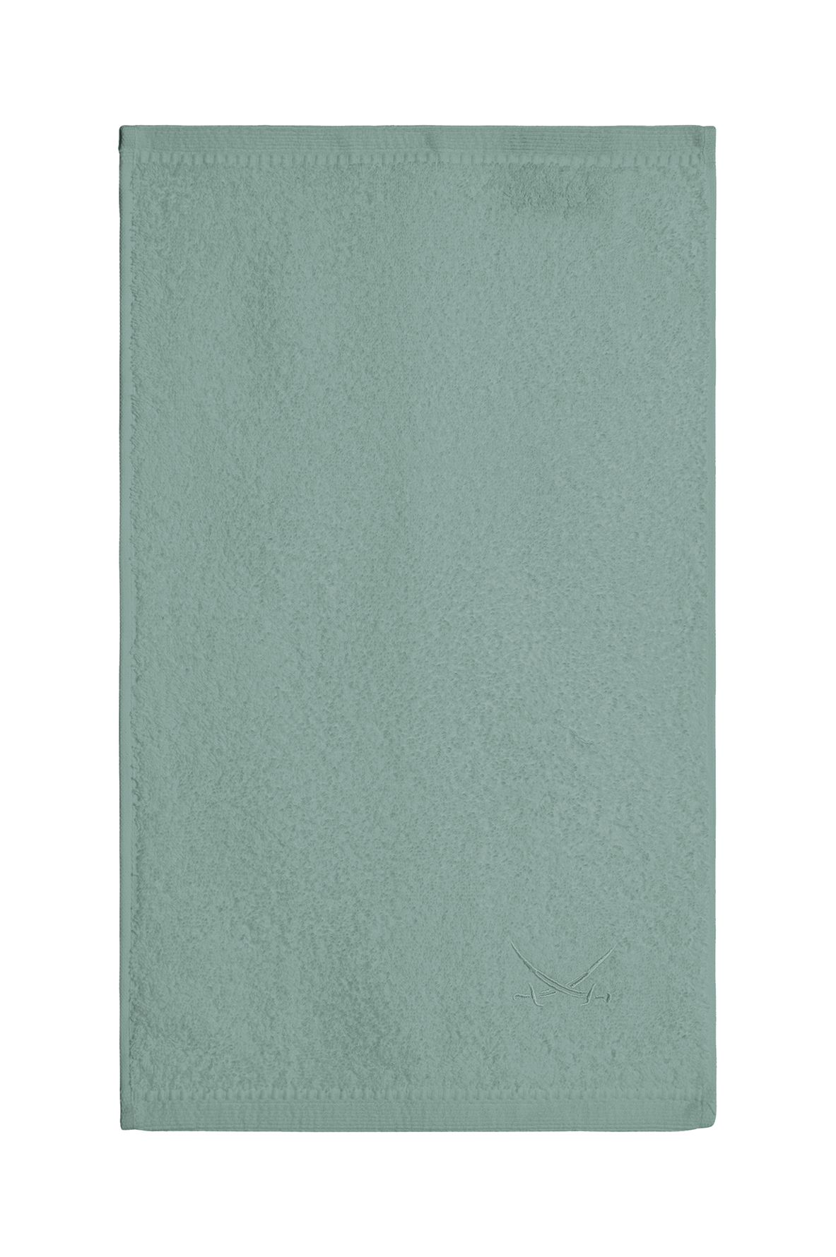 Sansibar Frottiertuch mit Stick, smaragd, 30x50cm Sansibar Frottiertuch mit Stick, smaragd, 30x50cm
