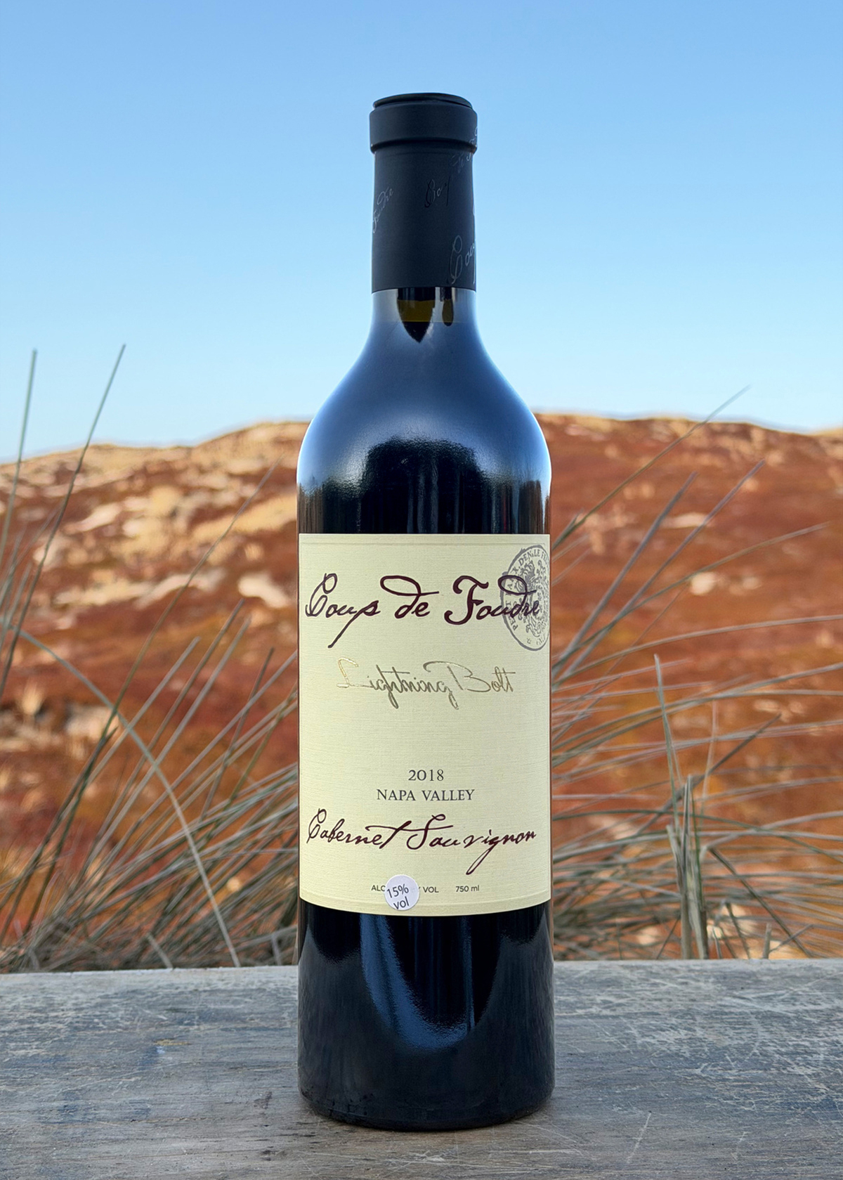 2018 Coup de Foudre Lightning Bolt Cabernet Sauvignon 0,75l 2018 Coup de Foudre Lightning Bolt Cabernet Sauvignon 0,75l