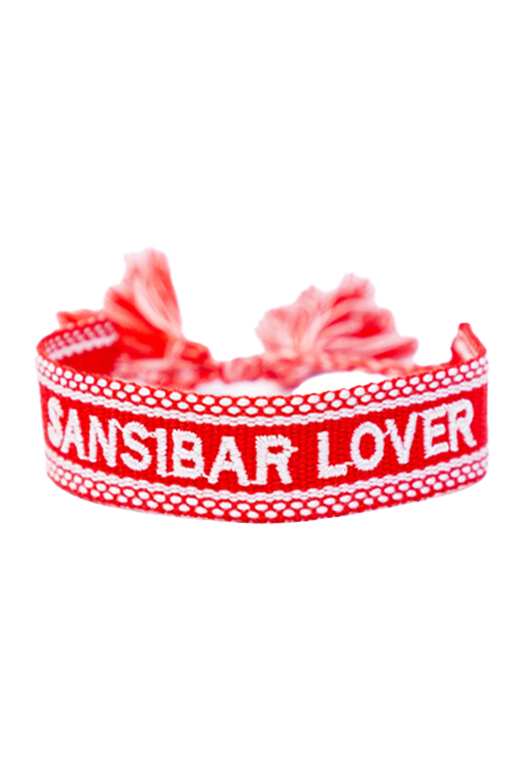 Sansibar Armband, red/white, one size Sansibar Armband, red/white, one size