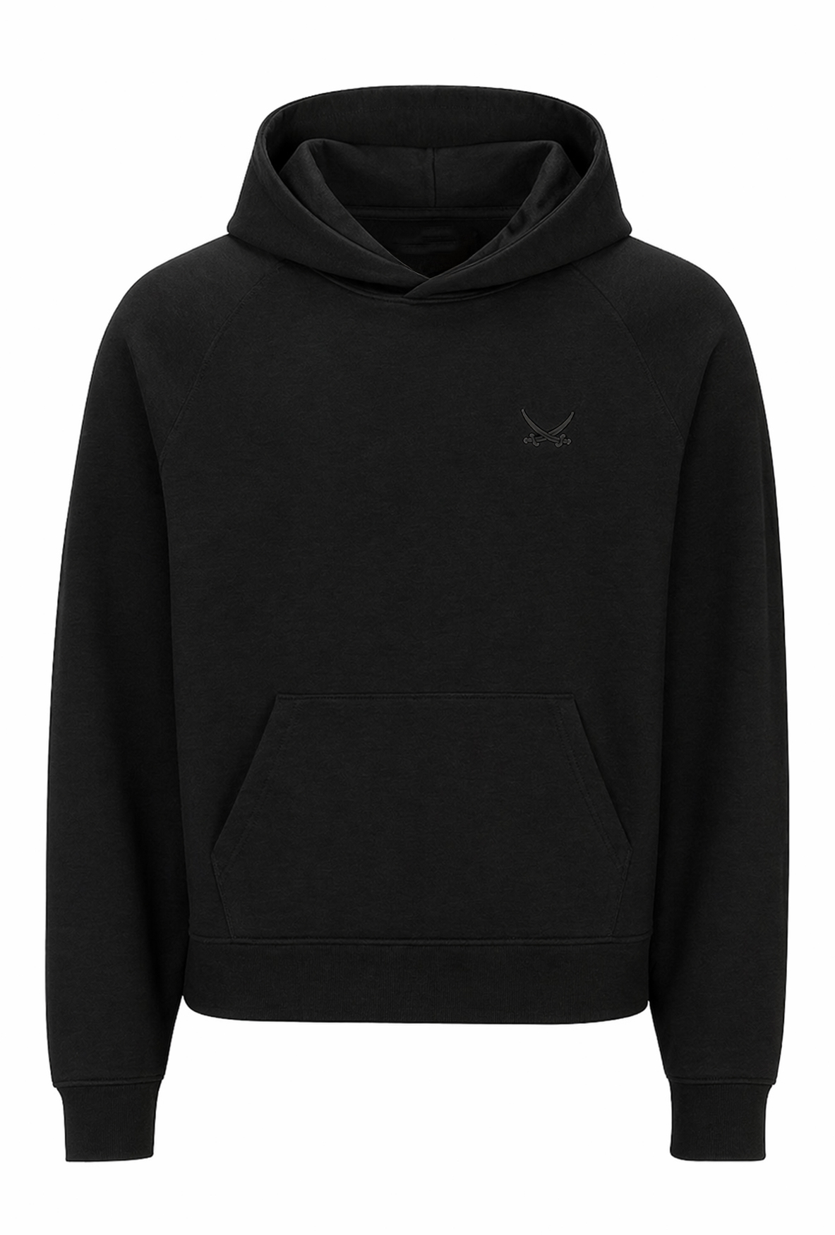 Sweathoody Oversized, black, XXS Sweathoody Oversized, black, XXS