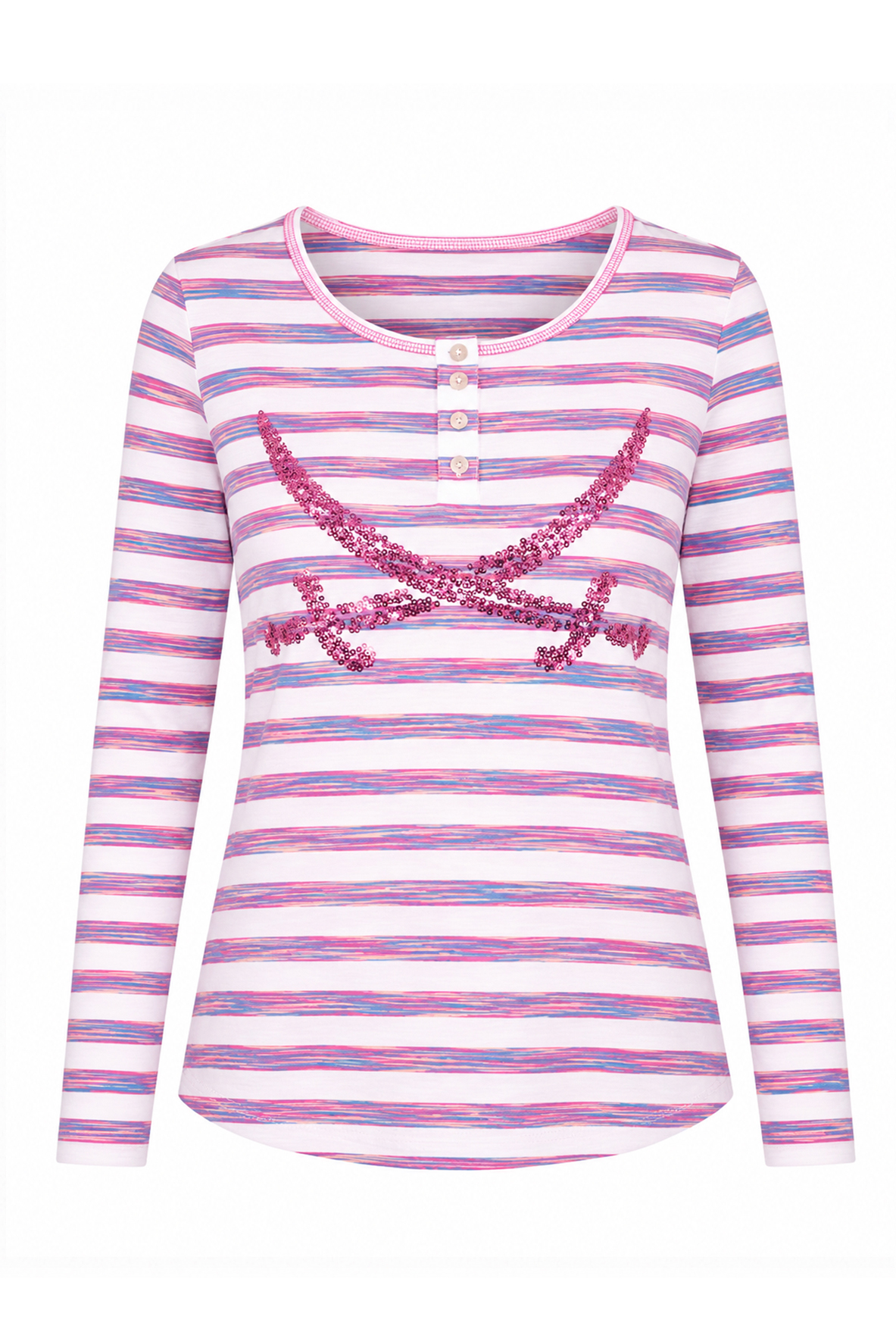 Longsleeve Modell Leni, pink, XL Longsleeve Modell Leni, pink, XL