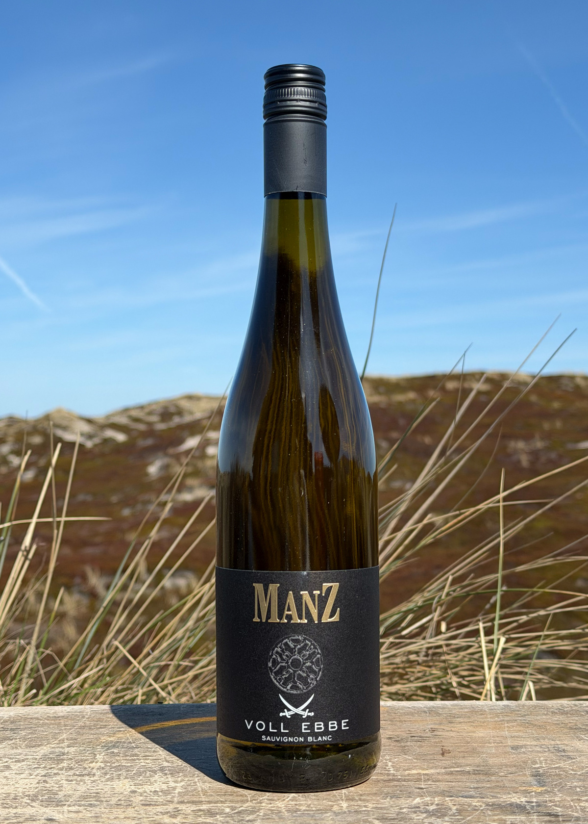 Manz Sauvignon Blanc "Voll Ebbe" alkoholfrei 0,75l Manz Sauvignon Blanc "Voll Ebbe" alkoholfrei 0,75l