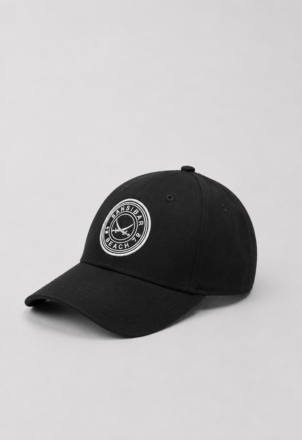 Cap Modell Beach, black/white, one size Cap Modell Beach, black/white, one size