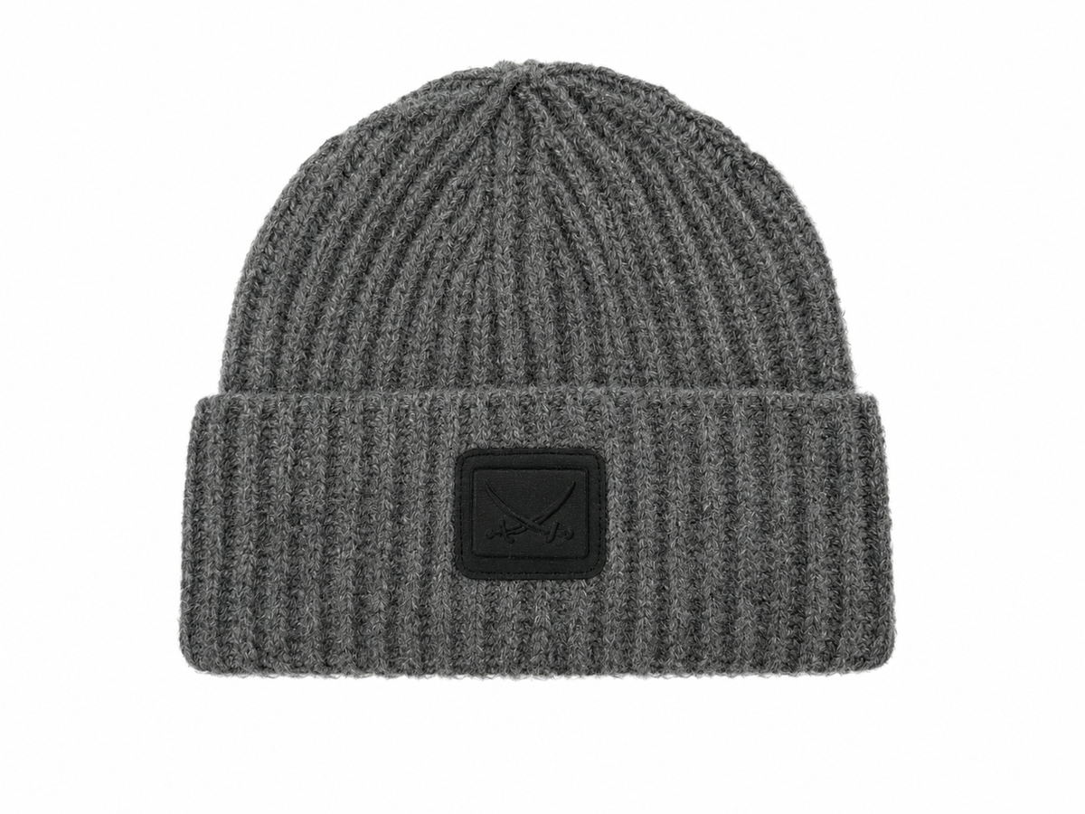 Kaschmir Beanie Modell Corto , DARK GREYMELANGE, ONE SIZE Kaschmir Beanie Modell Corto , DARK GREYMELANGE, ONE SIZE