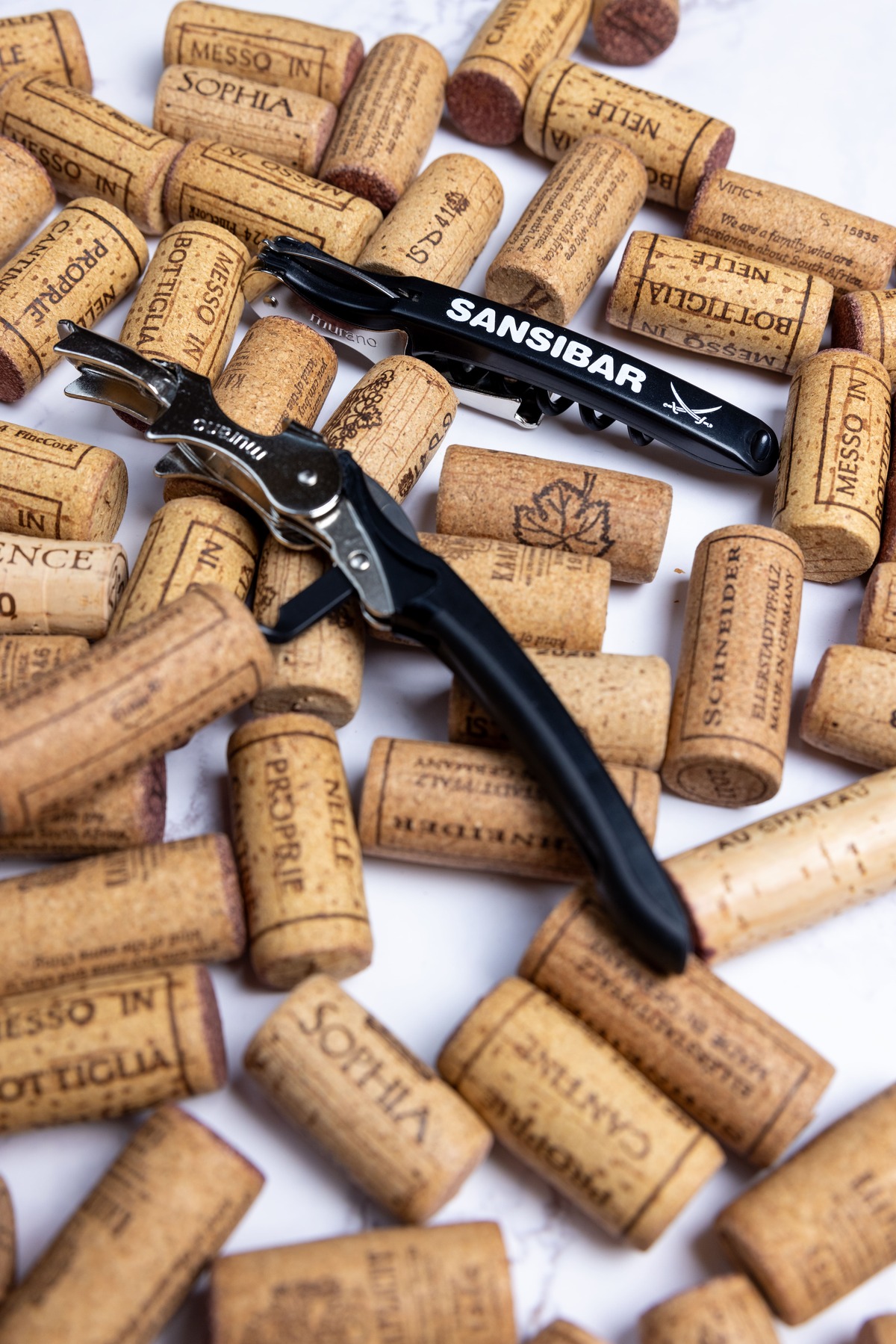 Kellnermesser Murano schwarz Softgrip Kellnermesser Murano schwarz Softgrip