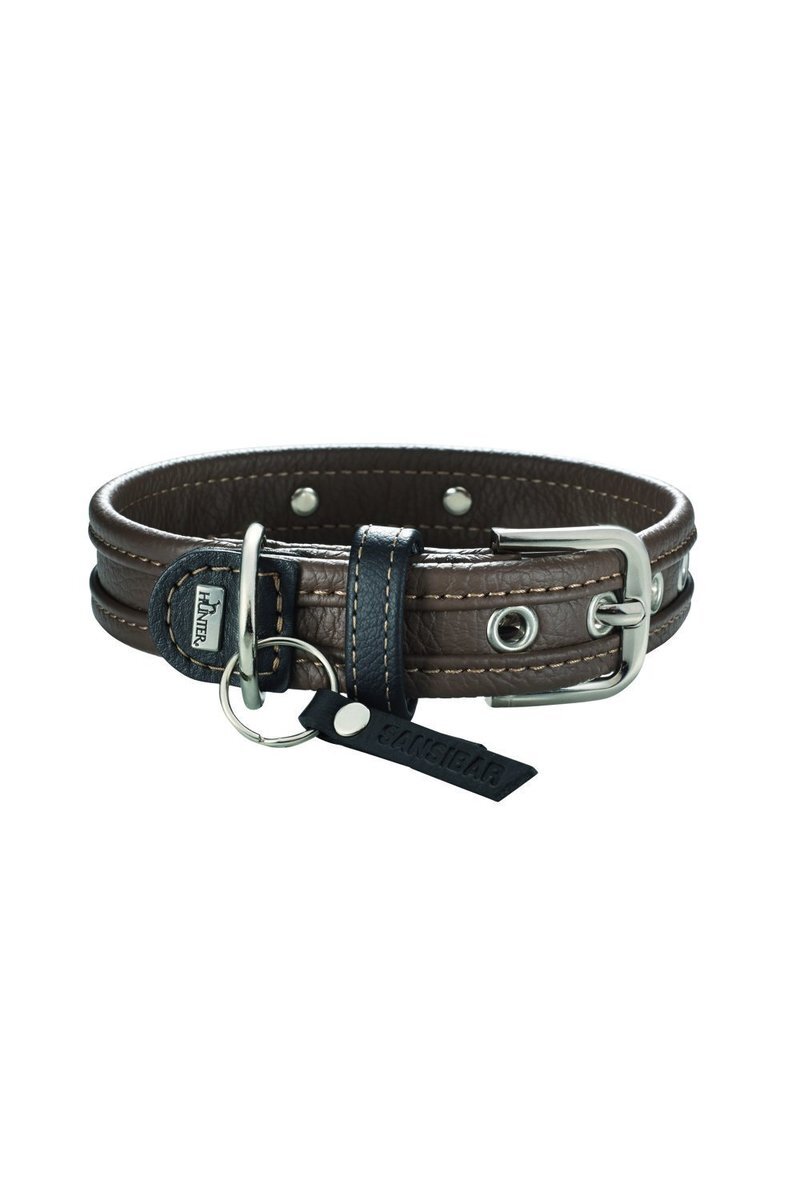 Hunter Halsband Sansibar Spezial, braun/schwarz, Gr. 45cm Hunter Halsband Sansibar Spezial, braun/schwarz, Gr. 45cm