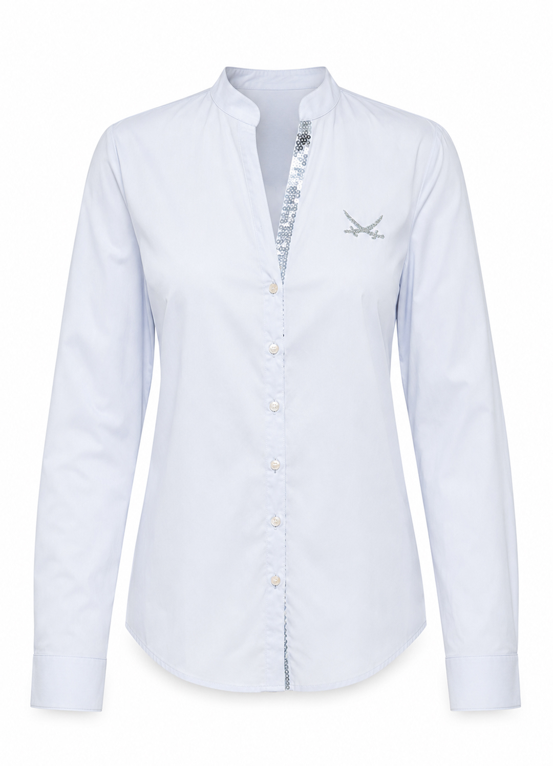 Bluse Modell Sequins, lightblue, S Bluse Modell Sequins, lightblue, S