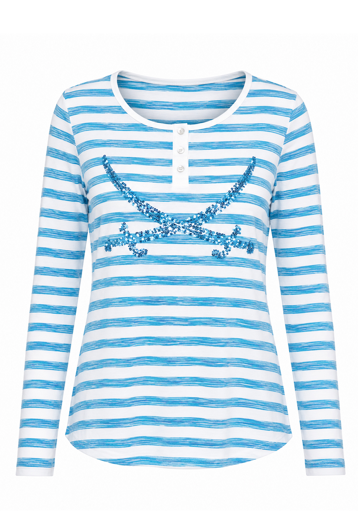 Longsleeve Modell Leni, blue, 3XL Longsleeve Modell Leni, blue, 3XL