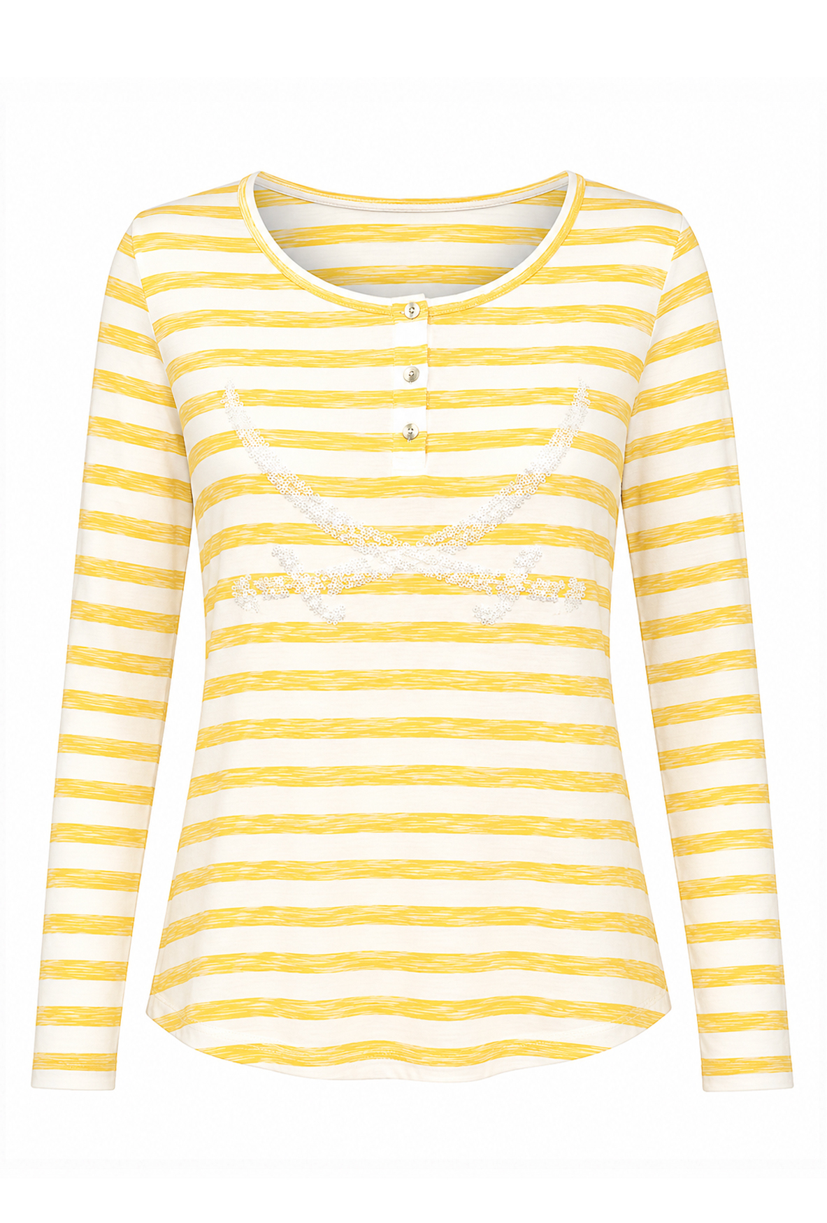 Longsleeve Modell Leni, curry, XS Longsleeve Modell Leni, curry, XS
