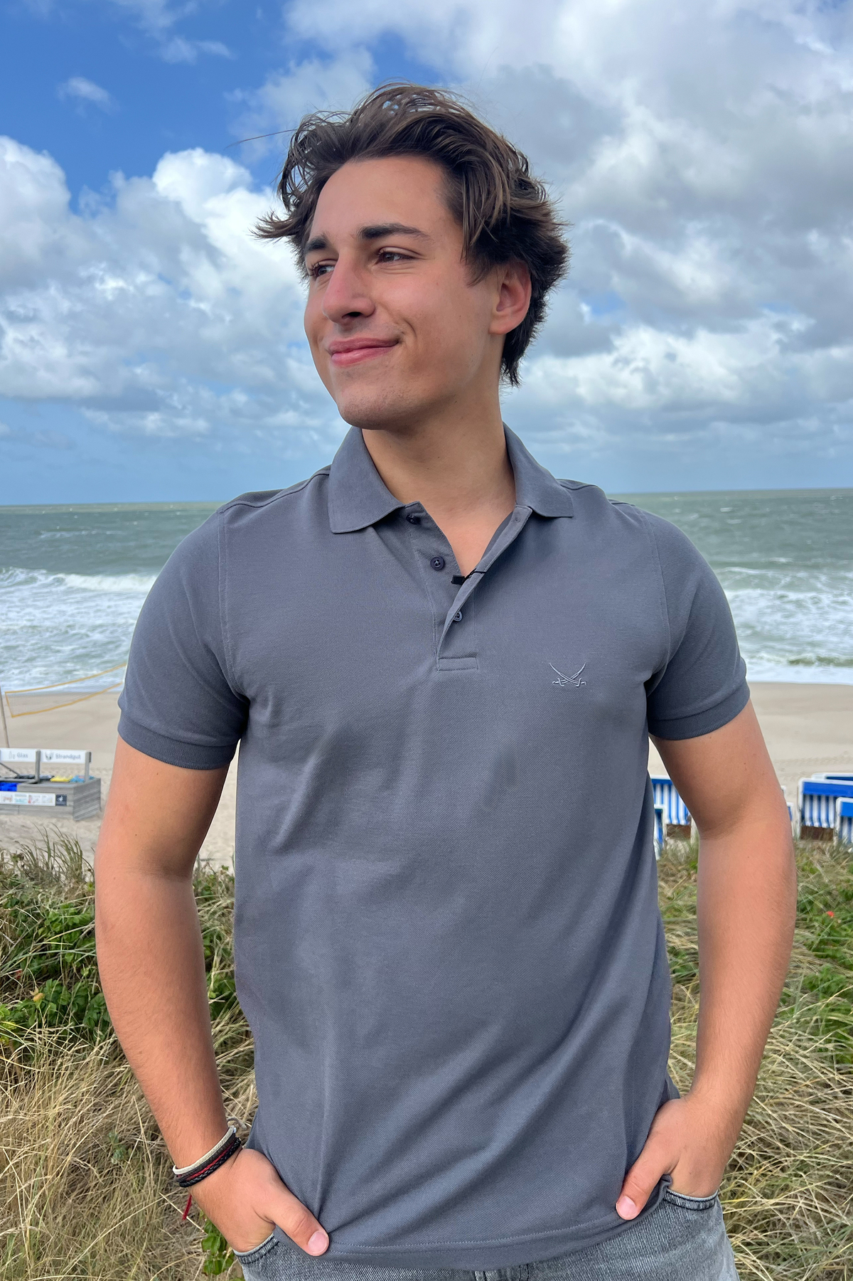 Herren Polo kurzarm Art. PIMA , GRAPHITE, XS Herren Polo kurzarm Art. PIMA , GRAPHITE, XS