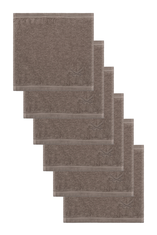 Sansibar Seiftücher 6er Set (4,99€/Stk), taupe, 30x30cm Sansibar Seiftücher 6er Set (4,99€/Stk), taupe, 30x30cm