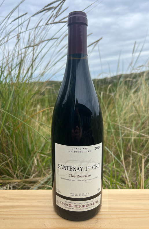 2020 Domaine Charleux Santenay "Clos Rousseau" 1er Cru 0,75l  2020 Domaine Charleux Santenay "Clos Rousseau" 1er Cru 0,75l