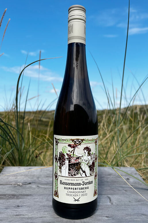 2022 Bassermann Jordan Chardonnay Ruppertsberg "only Sansibar" 0,75l 2022 Bassermann Jordan Chardonnay Ruppertsberg "only Sansibar" 0,75l