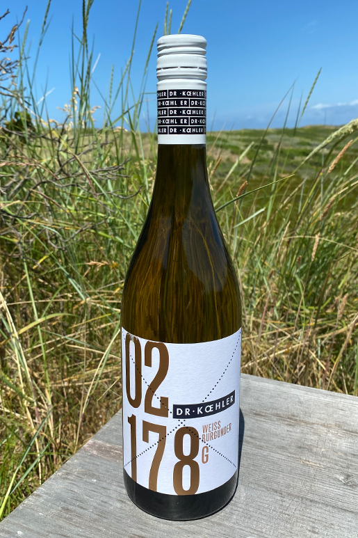 2022 Dr. Koehler Weissburgunder trocken "only Sansibar" 0,75l 2022 Dr. Koehler Weissburgunder trocken "only Sansibar" 0,75l