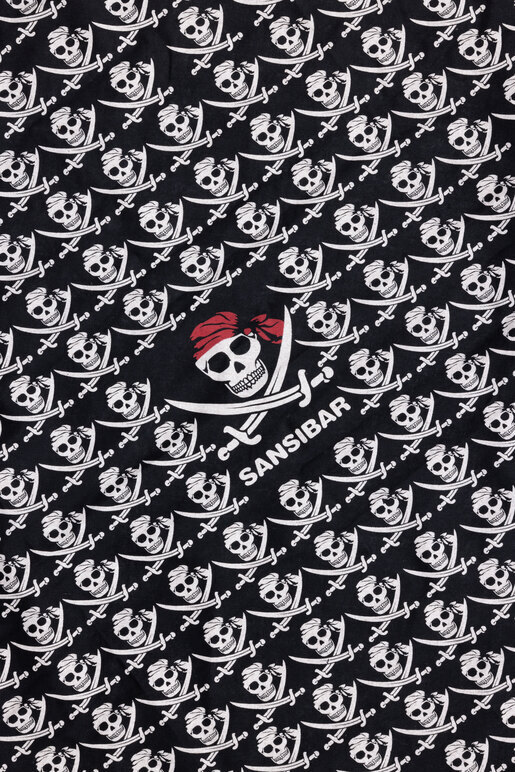 Bandana Skull 60 x 60, black, one size Bandana Skull 60 x 60, black, one size