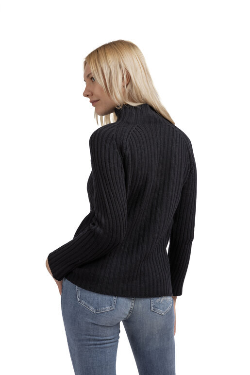 Damen Rollkragenpullover aus Kaschmirmix, BLACK, M Damen Rollkragenpullover aus Kaschmirmix, BLACK, M