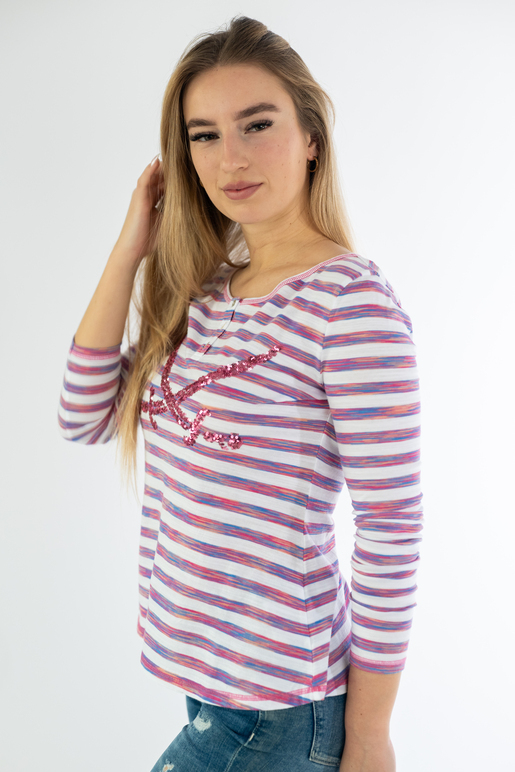 Longsleeve Modell Leni, pink, S Longsleeve Modell Leni, pink, S