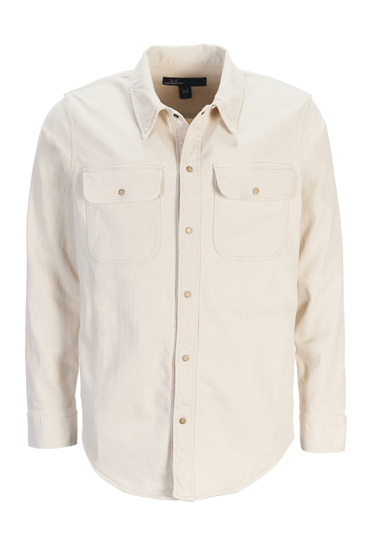 Denim Overshirt, offwhite denim, M Denim Overshirt, offwhite denim, M