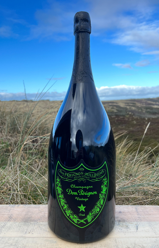 2009er Dom Pérignon Luminos Label Methusalem  2009er Dom Pérignon Luminos Label Methusalem