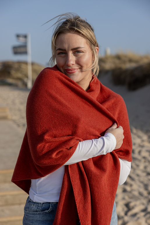 Kaschmir Dreieckstuch, burgundy, one size Kaschmir Dreieckstuch, burgundy, one size