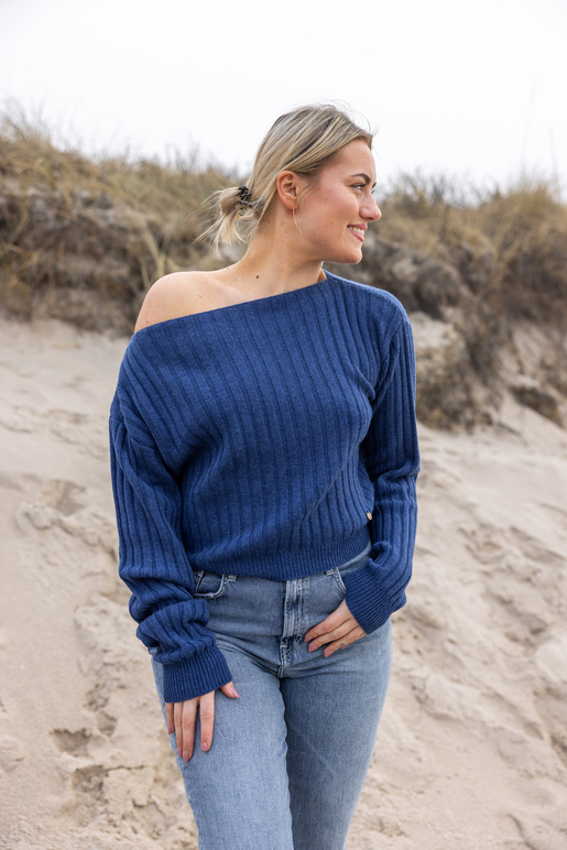 Kaschmirpullover Modell Grit, dark blue, XL Kaschmirpullover Modell Grit, dark blue, XL