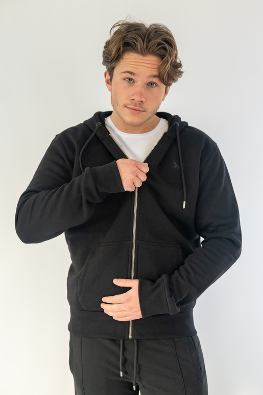 Zipjacke Modell Niklas, black, XS Zipjacke Modell Niklas, black, XS