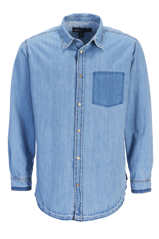 Jeanshemd Modell Casual, mid blue, M Jeanshemd Modell Casual, mid blue, M