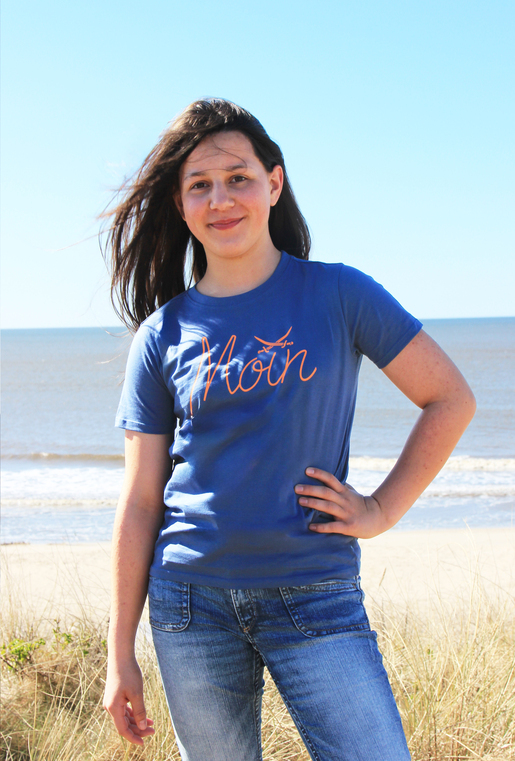 T-Shirt Modell Moin, indigo, 152/158 T-Shirt Modell Moin, indigo, 152/158