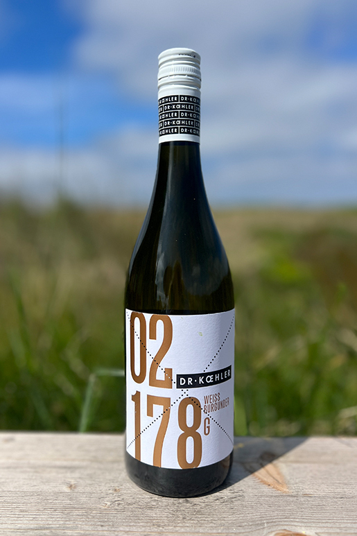 2024er Dr. Koehler Weißburgunder "Only Sansibar" 0,75l  2024er Dr. Koehler Weißburgunder "Only Sansibar" 0,75l