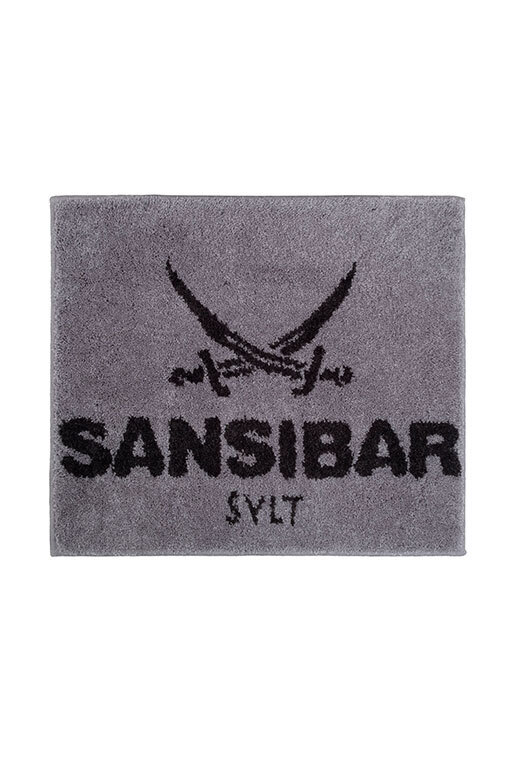 Sansibar Badteppich 55x65cm, silber/anthra Sansibar Badteppich 55x65cm, silber/anthra