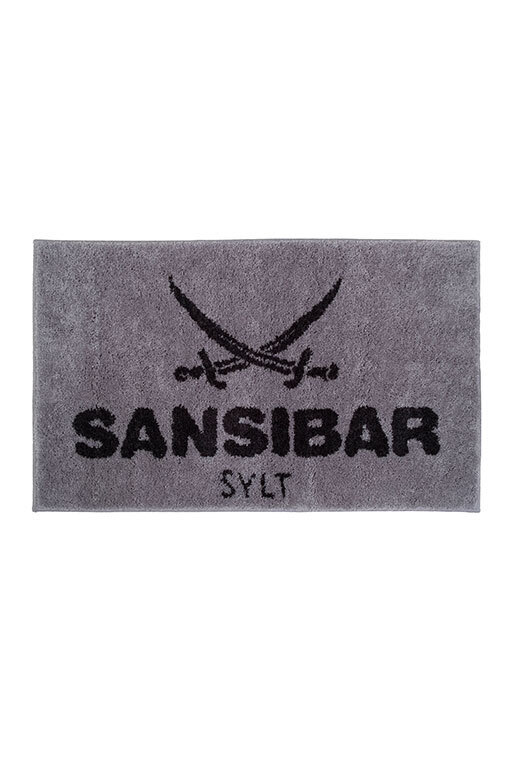 Sansibar Badteppich 60x100cm, silber/anthra Sansibar Badteppich 60x100cm, silber/anthra