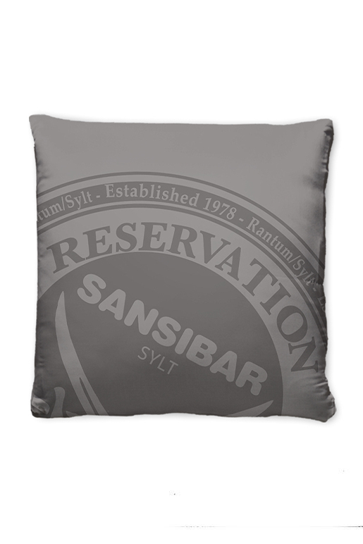 Sansibar Kissenhülle Reservation, anthra, 45x45cm Sansibar Kissenhülle Reservation, anthra, 45x45cm
