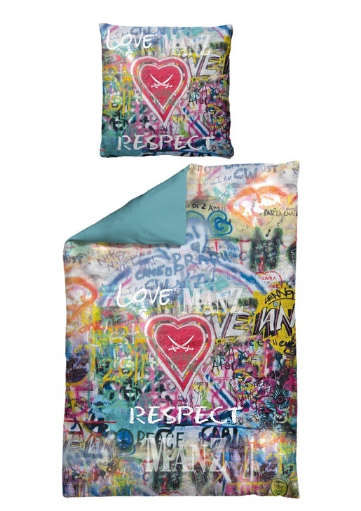 Bettwäsche Respect, multicolored, 155x220cm Bettwäsche Respect, multicolored, 155x220cm