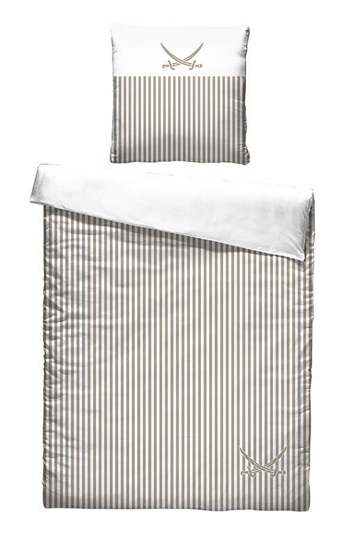 Satin Bettwäsche Lighthouse 135x200cm, taupe Satin Bettwäsche Lighthouse 135x200cm, taupe