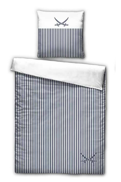 Satin Bettwäsche Lighthouse 155x220cm, navy Satin Bettwäsche Lighthouse 155x220cm, navy