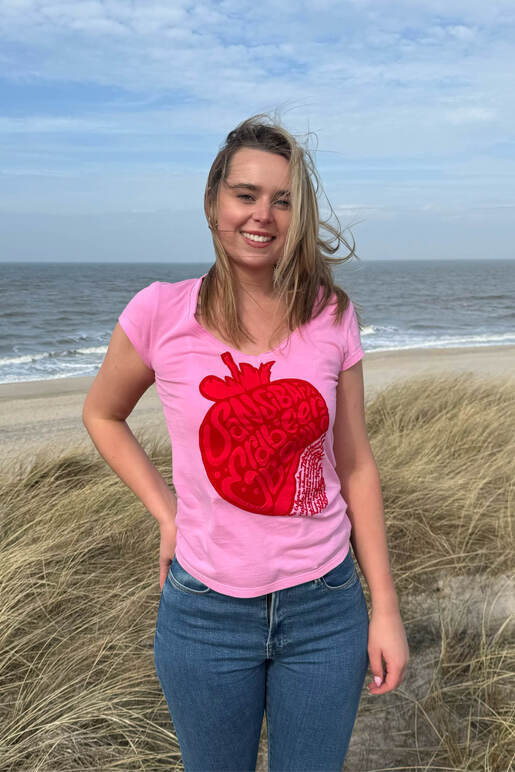 T-Shirt Modell Strawberry, pink, S T-Shirt Modell Strawberry, pink, S