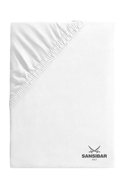 Jersey Spannbettuch 140/160X200cm, weiß Jersey Spannbettuch 140/160X200cm, weiß