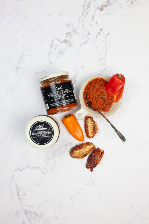 Tomaten-Paprika Relish  Tomaten-Paprika Relish