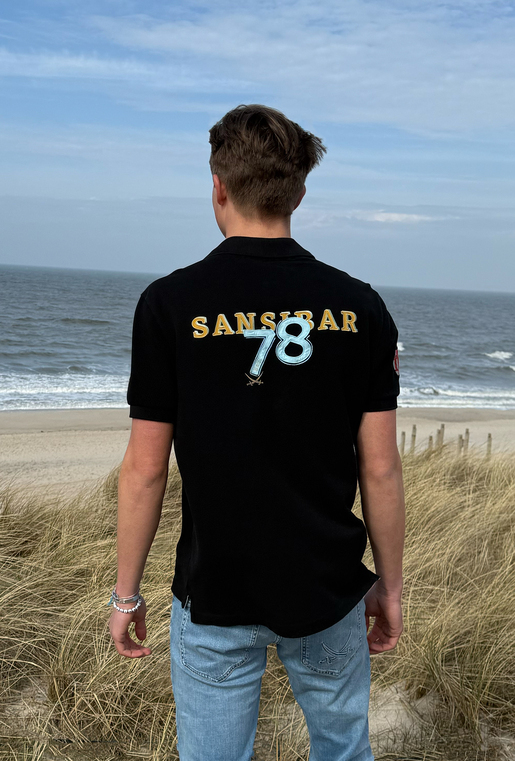 Poloshirt Modell Robert Weil, black, XL Poloshirt Modell Robert Weil, black, XL