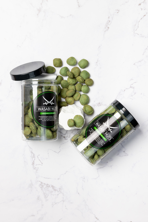 Sansibar Nüsse „Wasabi Nuts“ - knusprig & scharf  Sansibar Nüsse „Wasabi Nuts“ - knusprig & scharf