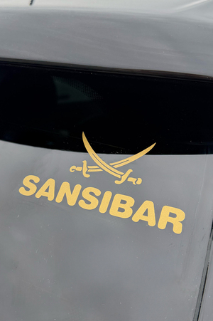 Auto Aufkleber - Gold 8x12cm Auto Aufkleber - Gold 8x12cm