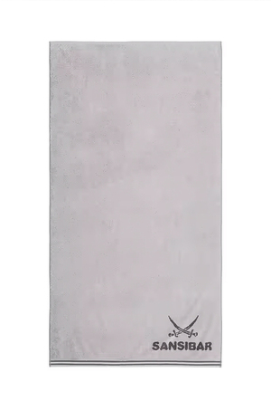 Sansibar Duschtuch Doubleface 80x150cm, silber/anthra Sansibar Duschtuch Doubleface 80x150cm, silber/anthra