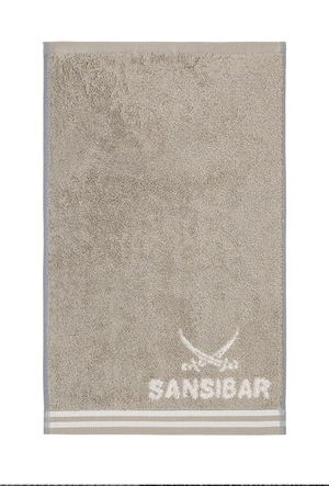 Sansibar Gästetuch Doubleface 30x50cm, taupe/sand Sansibar Gästetuch Doubleface 30x50cm, taupe/sand