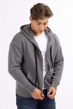 Kaschmir Ziphoody Modell Bastian Kaschmir Ziphoody Modell Bastian