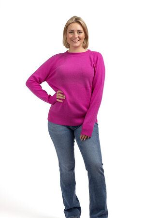 Kaschmir Crewneck, fuchsia, one size Kaschmir Crewneck, fuchsia, one size