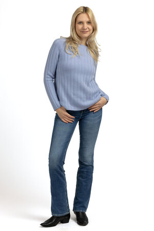 Kaschmir Pullover Rippe, lavender, M Kaschmir Pullover Rippe, lavender, M
